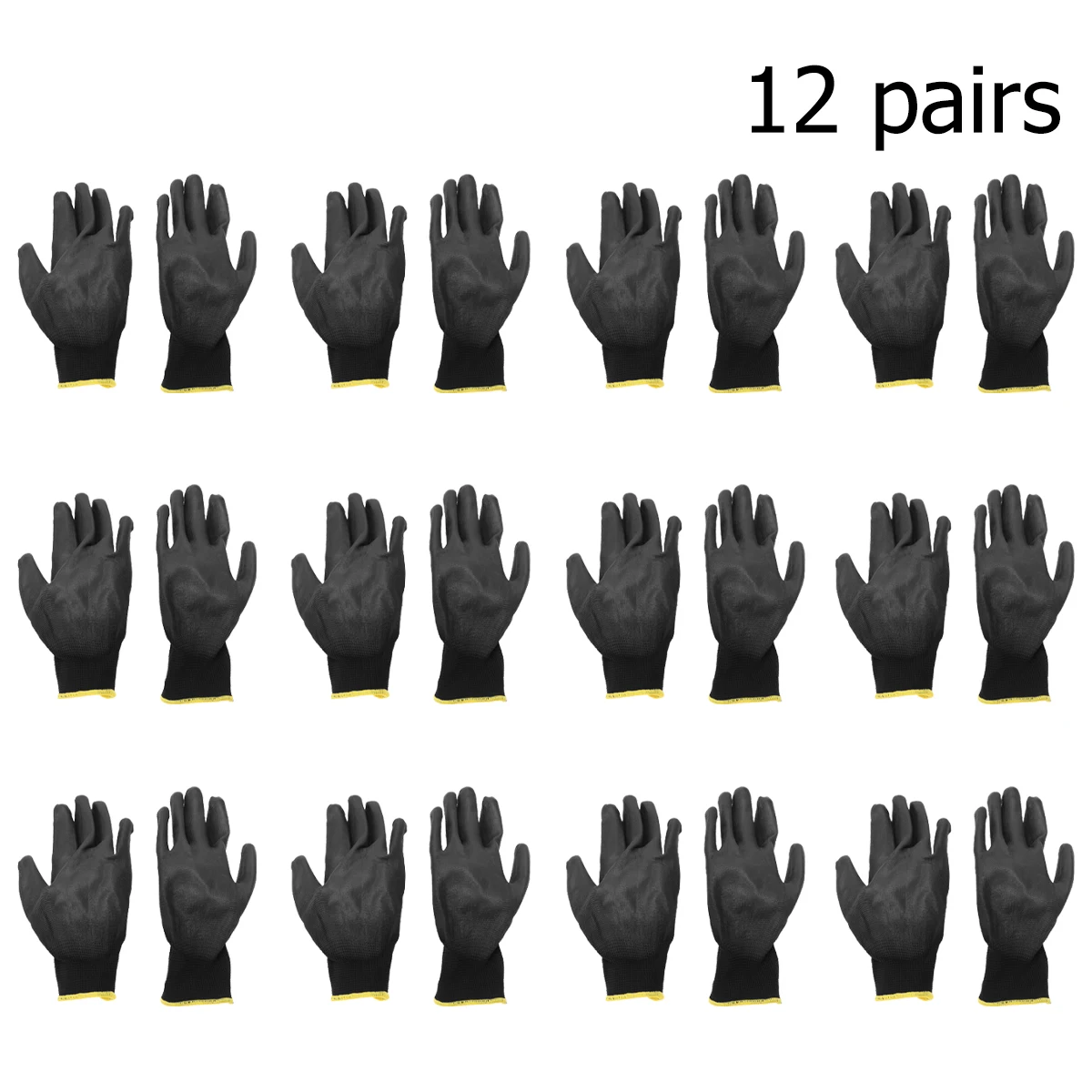 12pcs Anti-Static Lightweight Waterproof Work Mechanical Repair Protective Hand Gloves Skid Resistance Safety Gloves For Men
12pcs Anti-Static Lightweight Waterproof Work Mechanical Repair Protective Hand Gloves Skid Resistance Safety Gloves For Men