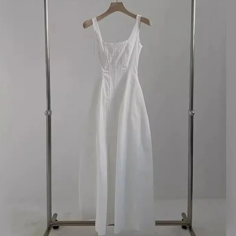 Long Dress Women Sling Dresses A Line Vestidos Streetwear Simple Sleeveless Elegant White Y2k High Waist Work Night 2025 Club
Long Dress Women Sling Dresses A Line Vestidos Streetwear Simple Sleeveless Elegant White Y2k High Waist Work Night 2025 Club