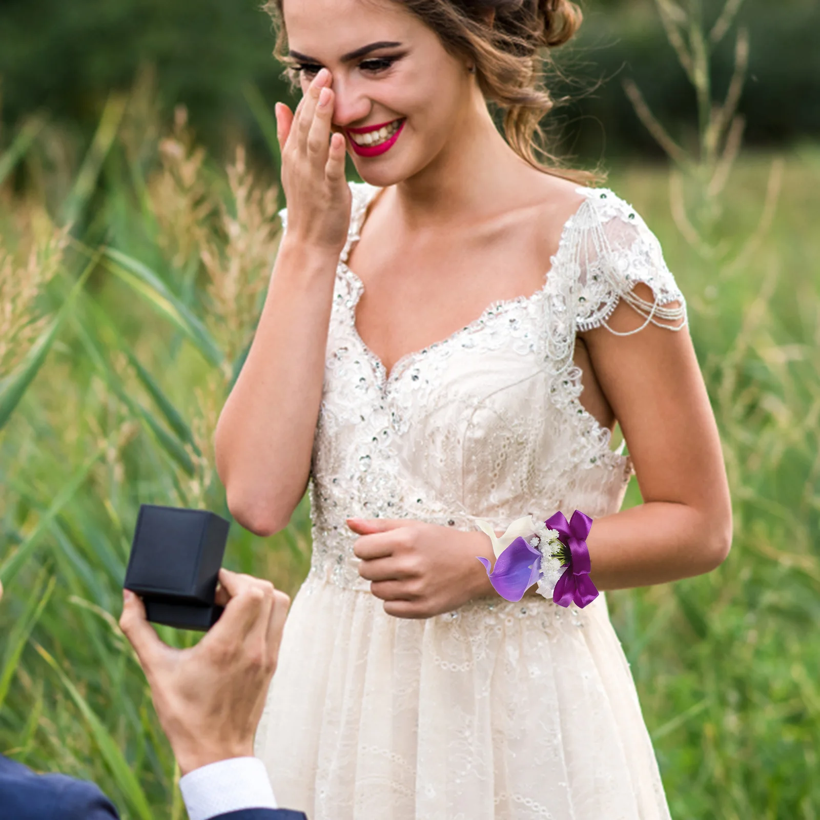 Purple Wrist Corsage Wedding Bridal Party Bridesmaid Accessory Elegant Simulation Flower Boutonnieres Floral
Purple Wrist Corsage Wedding Bridal Party Bridesmaid Accessory Elegant Simulation Flower Boutonnieres Floral