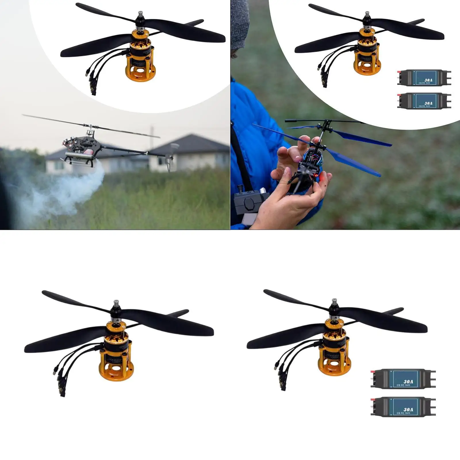 Double Propellers Remote Control Aircraft Replacement Easy to Install Motor Propeller Set RC Plane Helicopter for RC Airplane
Double Propellers Remote Control Aircraft Replacement Easy to Install Motor Propeller Set RC Plane Helicopter for RC Airplane