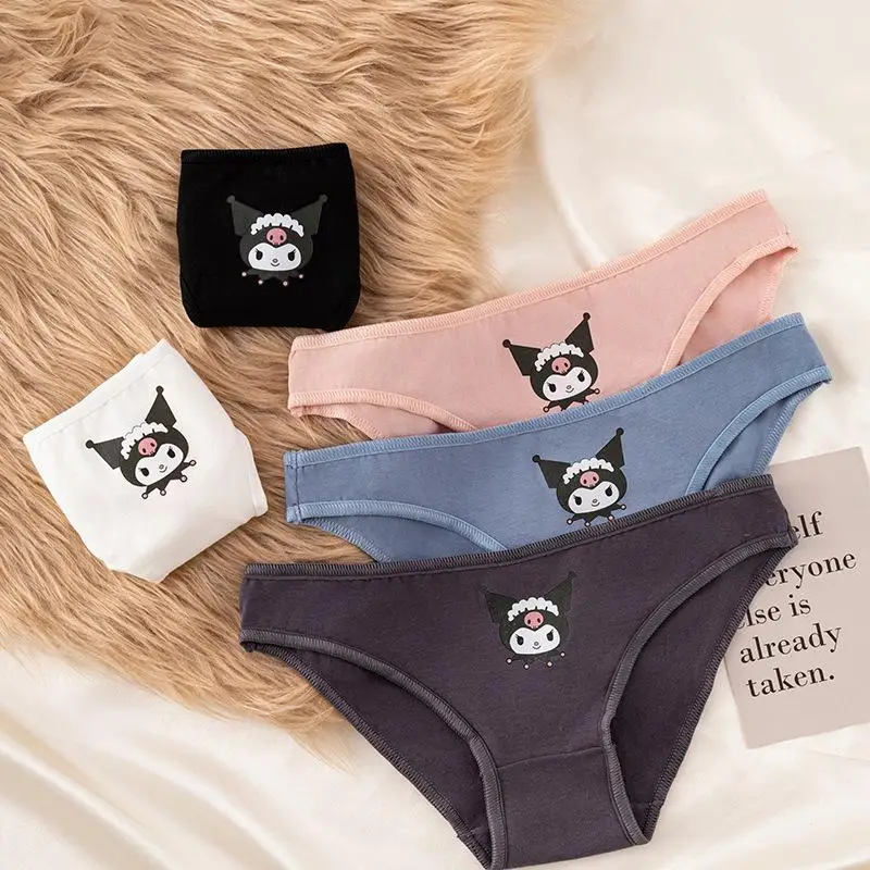Sanrio Kuromi Sexy Panties Hello Kitty Comfortable Breathable Briefs Women's Intimates Panties Cute Cotton Female Underwear
Sanrio Kuromi Sexy Panties Hello Kitty Comfortable Breathable Briefs Women's Intimates Panties Cute Cotton Female Underwear