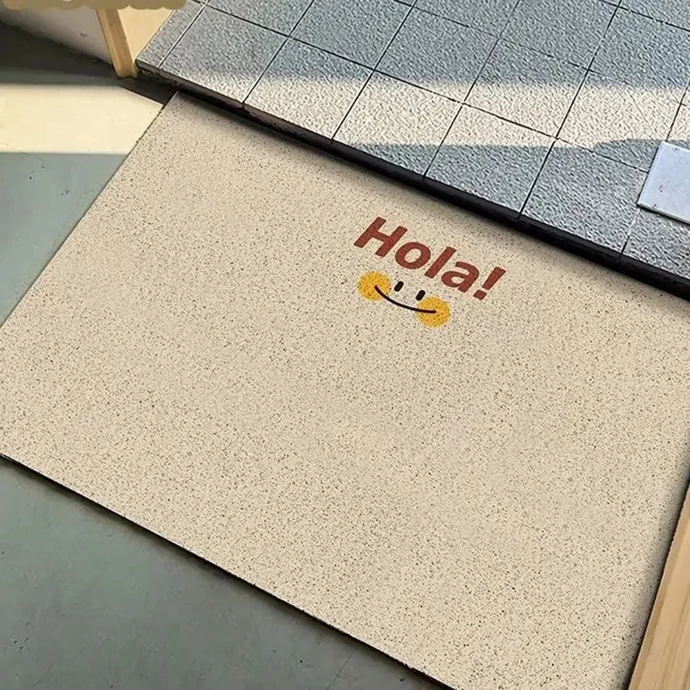 Simple Solid Color Welcome Rug Entry Door Mat Pvc Anti-slip Foot Mat Entrance Foyer Dust Removal Carpet Silk Ring Rugs Fussmatte
Simple Solid Color Welcome Rug Entry Door Mat Pvc Anti-slip Foot Mat Entrance Foyer Dust Removal Carpet Silk Ring Rugs Fussmatte