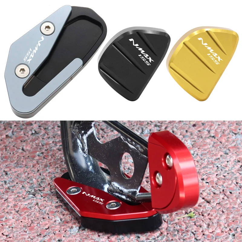 Аксессуары для мотоциклов, боковая подставка, увеличенная пластина, удлинитель подставки для YAMAHA NMAX155 NMAX 155 2020 2021 2022 2023 2024 2025 
Аксессуары для мотоциклов, боковая подставка, увеличенная пластина, удлинитель подставки для YAMAHA NMAX155 NMAX 155 2020 2021 2022 2023 2024 2025