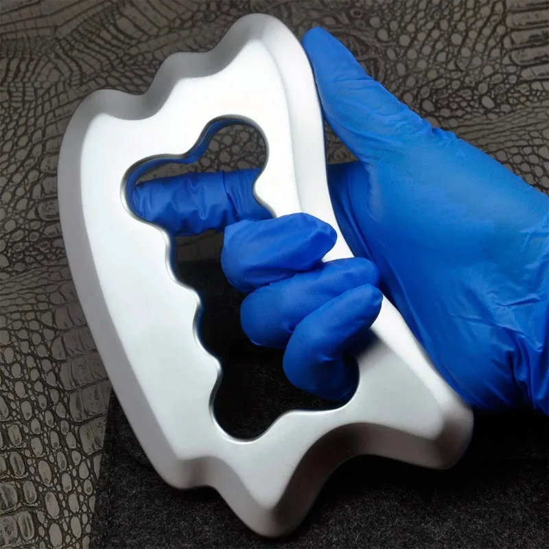 Stainless Steel Scraping Tool for Physical Therapy, Myofascial Relaxation, Chiropractic Care and Soft Tissue Mobilization
Stainless Steel Scraping Tool for Physical Therapy, Myofascial Relaxation, Chiropractic Care and Soft Tissue Mobilization