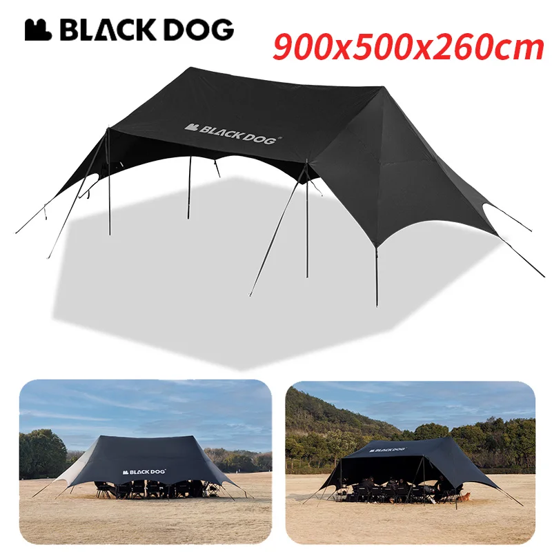 Naturehike BLACKDOG Outdoor Canopy with Twin Peaks Black Coated Tent Octagonal Sun Shelter Rainproof 45㎡ Large Camping Awning
Naturehike BLACKDOG Outdoor Canopy with Twin Peaks Black Coated Tent Octagonal Sun Shelter Rainproof 45㎡ Large Camping Awning