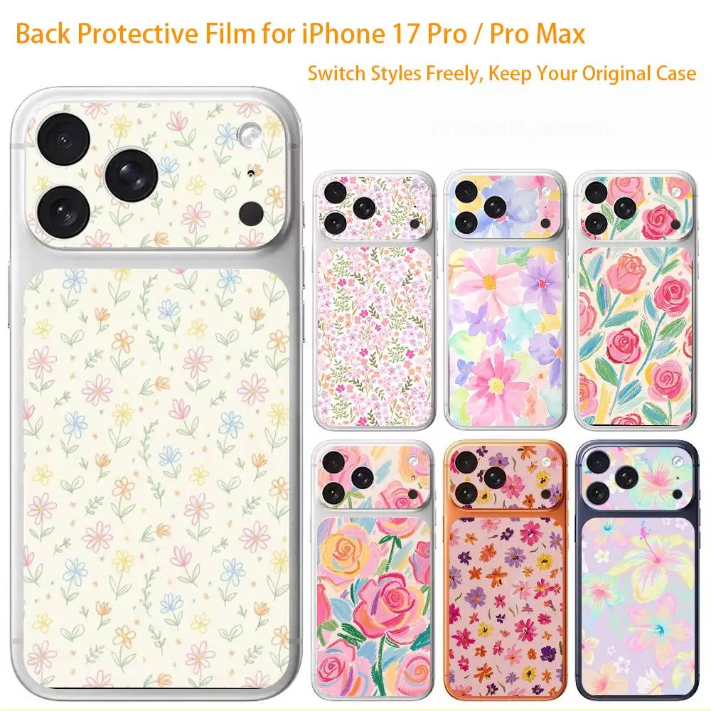 Small Flowers Premium Skin Wrap for iPhone 17 Pro/Max, Back Frame Camera Protective Decal (Not Case)
Small Flowers Premium Skin Wrap for iPhone 17 Pro/Max, Back Frame Camera Protective Decal (Not Case)