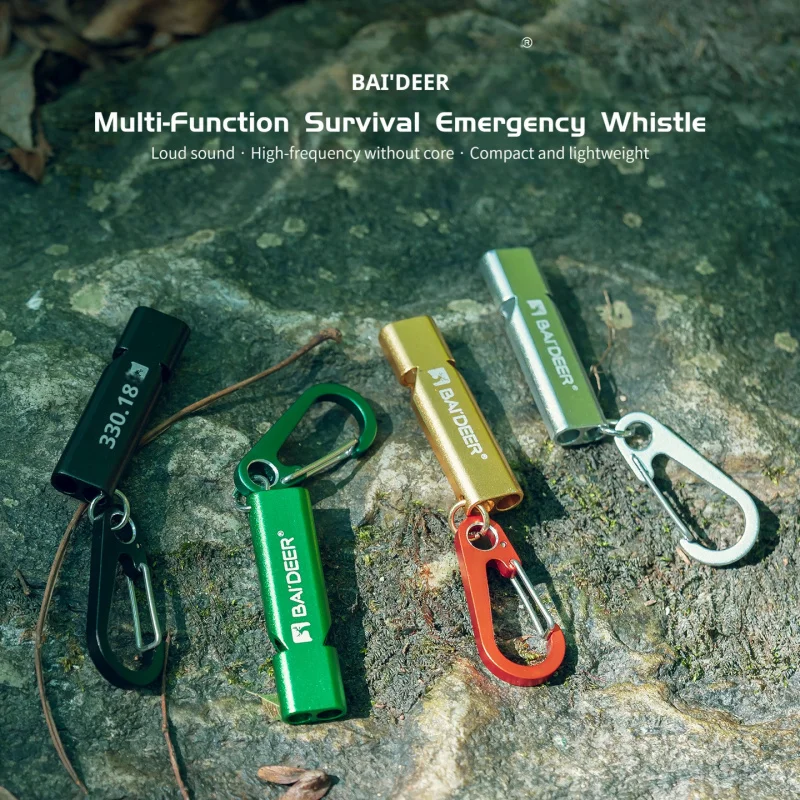 BAIDEER Outdoor emergency equipment survival whistle with lanyard, high-decibel metal whistle, aluminum alloy portable children'
BAIDEER Outdoor emergency equipment survival whistle with lanyard, high-decibel metal whistle, aluminum alloy portable children'