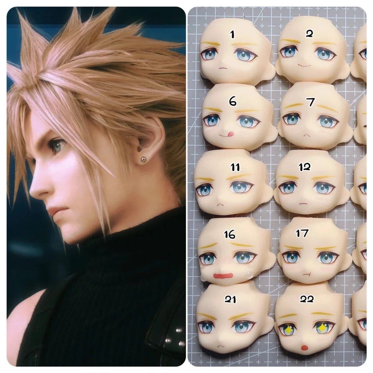 Cloud Ob11 Face 1/12 Doll Handmade Water Sticker Faceplate Anime Game Cosplay Toy Accessories
Cloud Ob11 Face 1/12 Doll Handmade Water Sticker Faceplate Anime Game Cosplay Toy Accessories