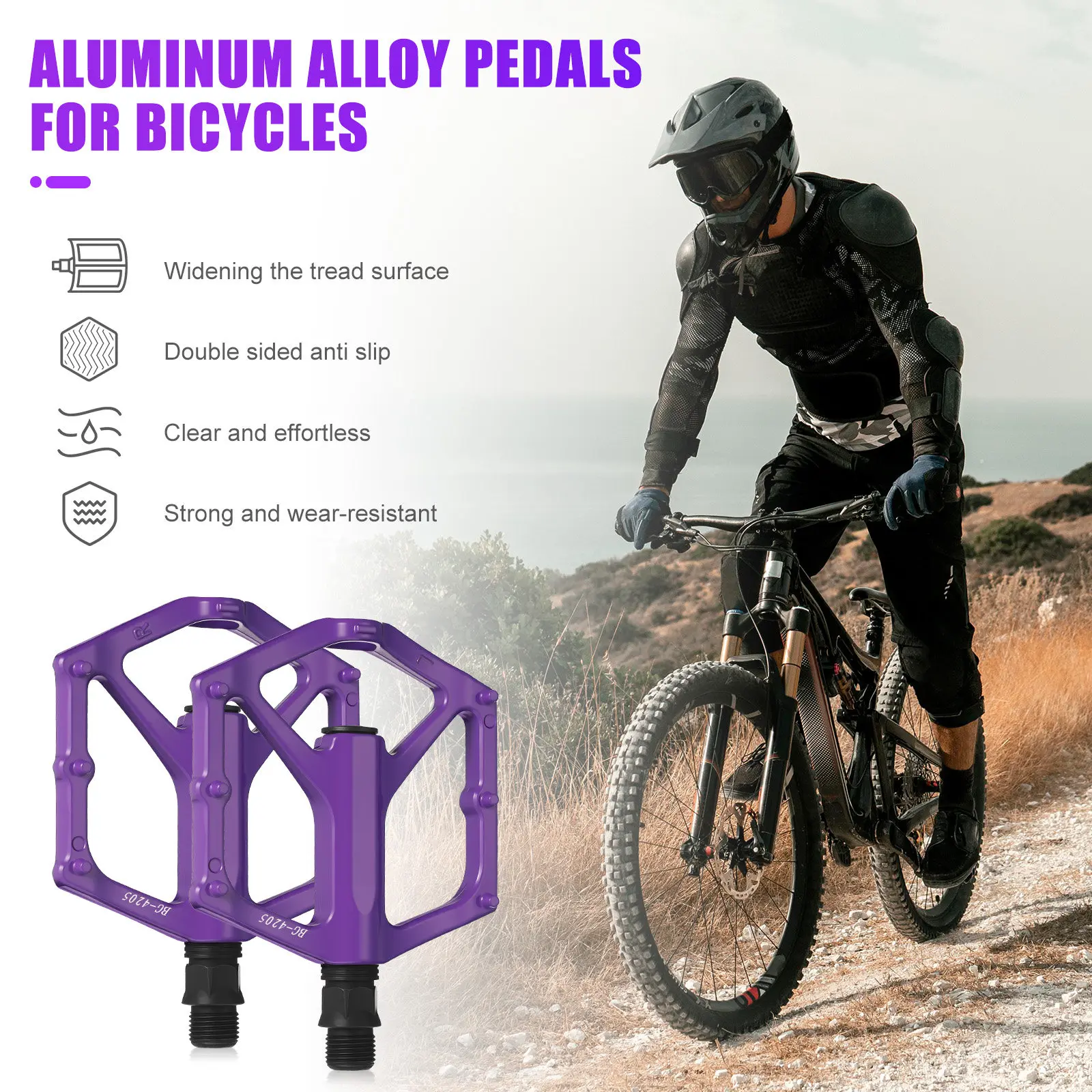 1 Pair Iron Mountain Bike Pedals Double DU Bearing Ultralight Bike Pedals Replacement part Bicycle Flat Pedal for Outdoor Riding
1 Pair Iron Mountain Bike Pedals Double DU Bearing Ultralight Bike Pedals Replacement part Bicycle Flat Pedal for Outdoor Riding