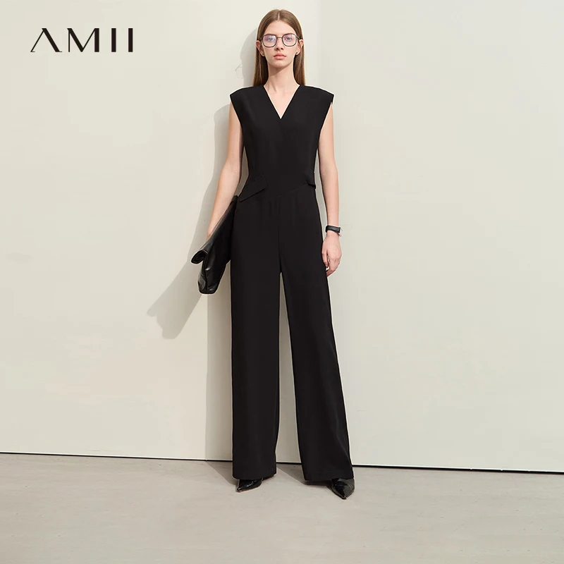 Amii Minimalist 2025 New Summer Jumpsuit For Women Professional Style V-neck Slim Fit Sleeveless Women Romper 12542032
Amii Minimalist 2025 New Summer Jumpsuit For Women Professional Style V-neck Slim Fit Sleeveless Women Romper 12542032
