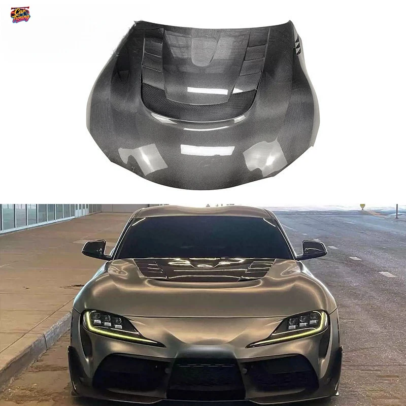 Suitable for Toyota Supra A90 GR MK5 MKV modified carbon fiber upgrade car engine hood
Suitable for Toyota Supra A90 GR MK5 MKV modified carbon fiber upgrade car engine hood
