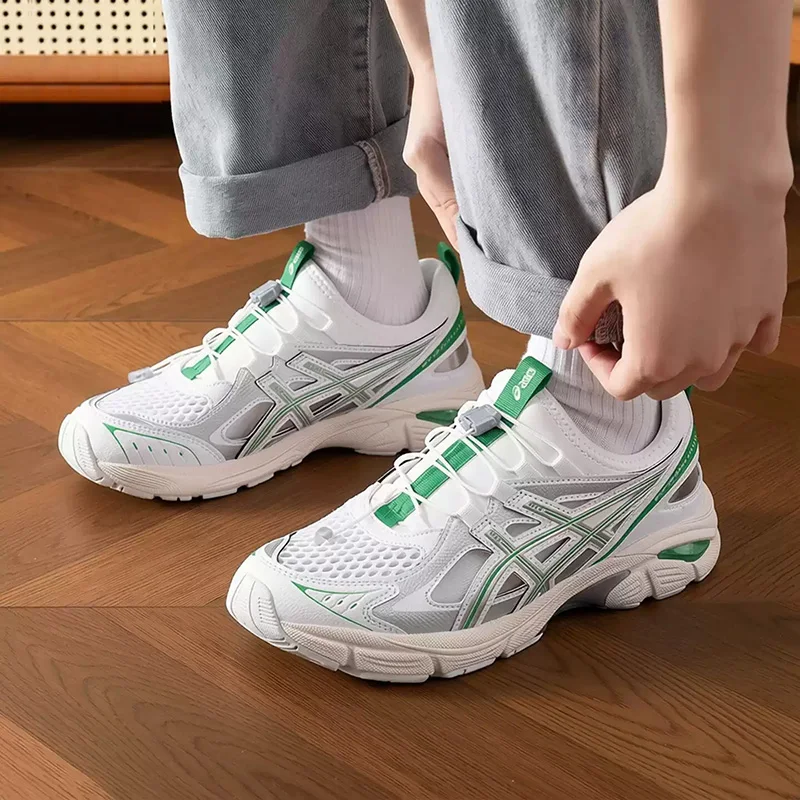Asics GT-2160 White Grey Green Hollow Out Retro Breathable Mesh Casual Dad Sneakers Men Women 1203A951-100
Asics GT-2160 White Grey Green Hollow Out Retro Breathable Mesh Casual Dad Sneakers Men Women 1203A951-100