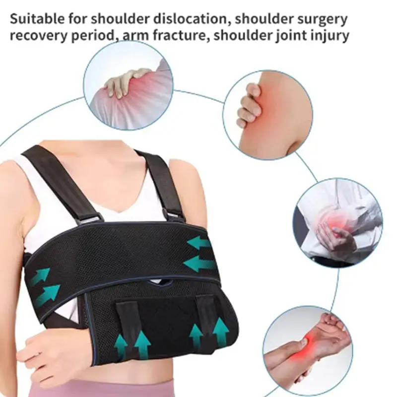 Adjustable Breathable Arm Sling Shoulder Neck Brace Broken Fractured Adult Breathable Wrist Fracture Fixation Strap Protector
Adjustable Breathable Arm Sling Shoulder Neck Brace Broken Fractured Adult Breathable Wrist Fracture Fixation Strap Protector