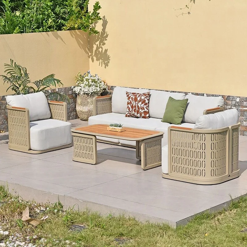High End Aluminum Garden Sofa Set Furniture Waterproof Patio Outdoor Furniture Set Hotel Restaurant Garden Furniture
High End Aluminum Garden Sofa Set Furniture Waterproof Patio Outdoor Furniture Set Hotel Restaurant Garden Furniture