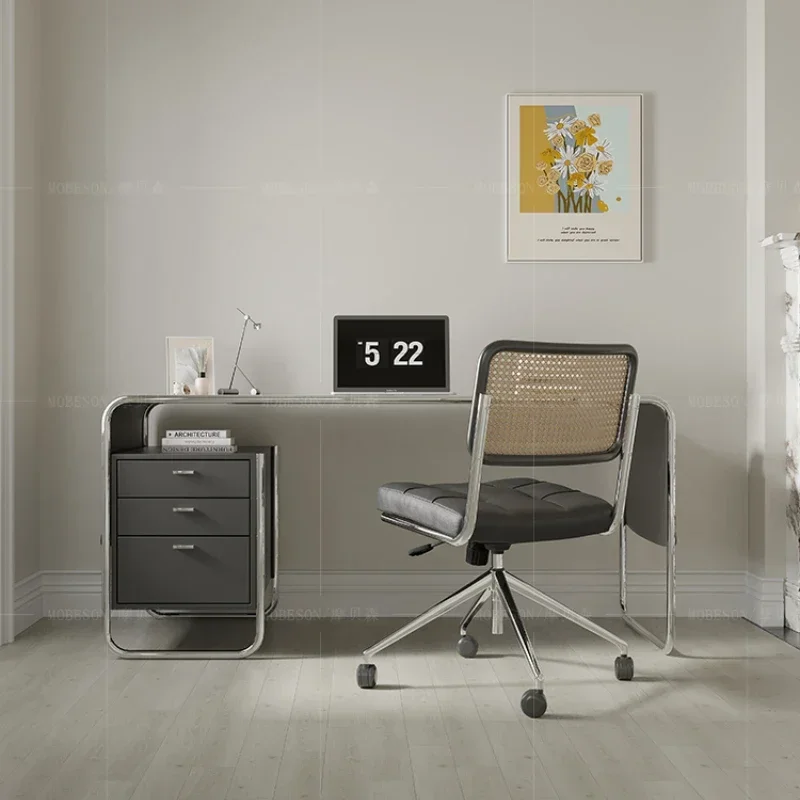Retro Desk Student Household Bedroom Computer Desk Study Work Writing Middle Ancient Saddle Leather Desk
Retro Desk Student Household Bedroom Computer Desk Study Work Writing Middle Ancient Saddle Leather Desk