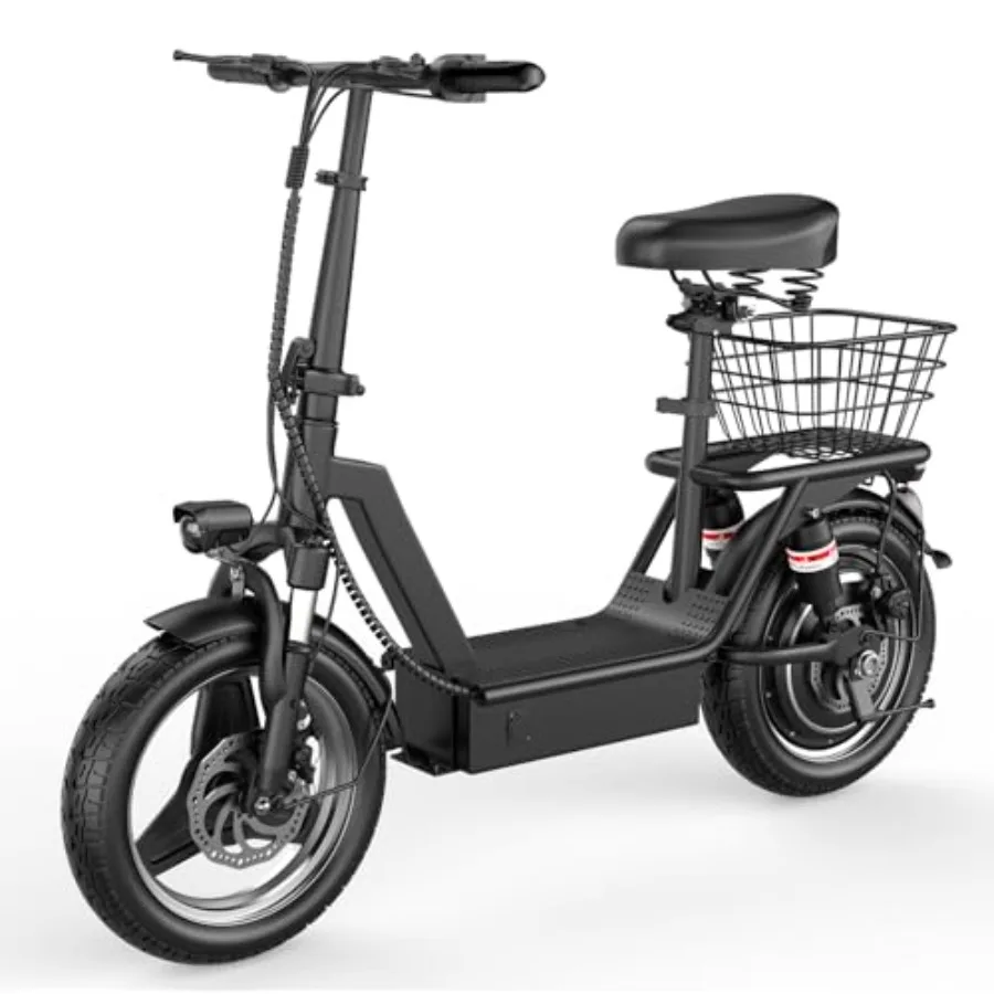 Electric Scooter for Adults: 1000W Peak Motor, 35-Mile Range, 25 MPH Top Speed, 48V 13Ah Battery, Dual Suspension, Foldable Des
Electric Scooter for Adults: 1000W Peak Motor, 35-Mile Range, 25 MPH Top Speed, 48V 13Ah Battery, Dual Suspension, Foldable Des