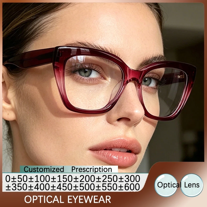New Luxury Thick Frame Acetate Glasses Frame Women's Reading Glasses Optical Lens Anti Blue Light Women Myopia Eyewear 317195
New Luxury Thick Frame Acetate Glasses Frame Women's Reading Glasses Optical Lens Anti Blue Light Women Myopia Eyewear 317195