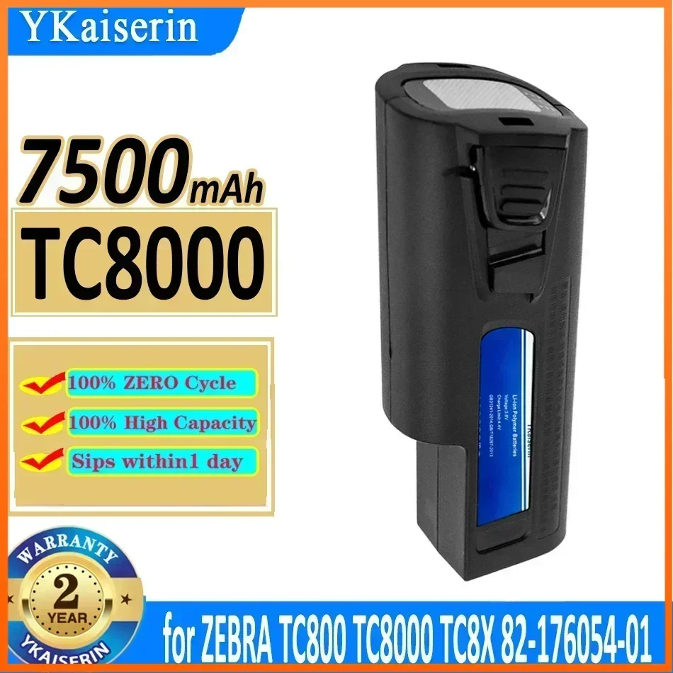 7500mah YKaiserin Battery for ZEBRA TC800 TC8000 TC8X 82-176054-01 Bateria Batterie Warranty 2 Years + Track NO
7500mah YKaiserin Battery for ZEBRA TC800 TC8000 TC8X 82-176054-01 Bateria Batterie Warranty 2 Years + Track NO