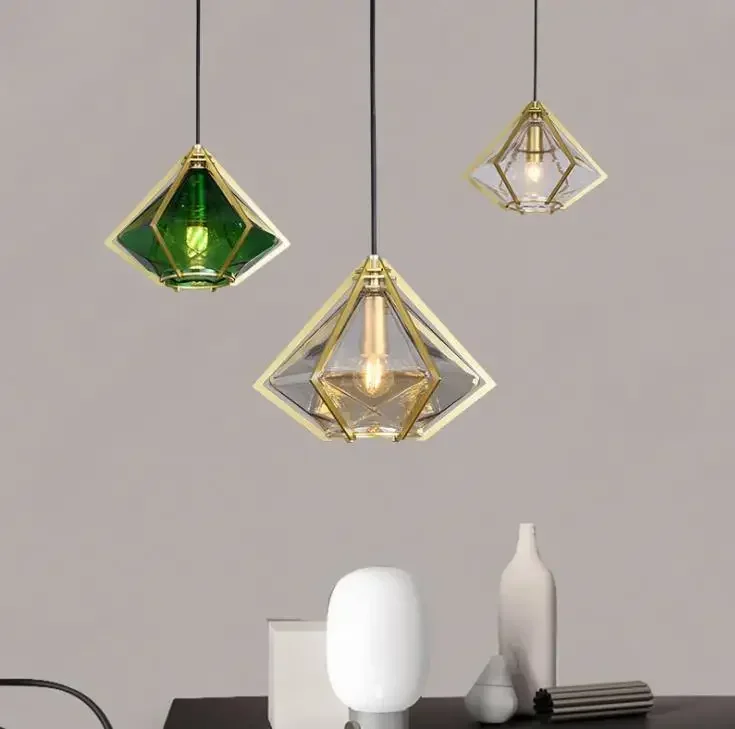 Creative polygon glass chandelier modern simple dining room bedroom lamp iron art living room Chandelier
Creative polygon glass chandelier modern simple dining room bedroom lamp iron art living room Chandelier
