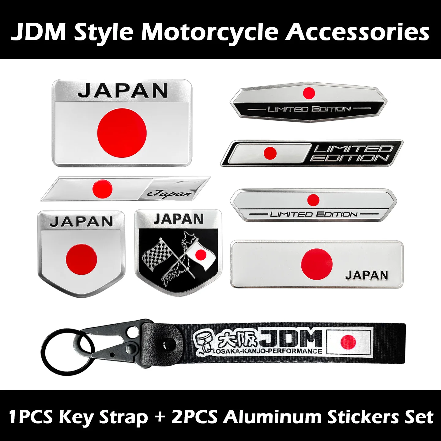 JDM Style Japan Flag Aluminum Sticker Decor Decal Keychain Key Strap Motorcycle Moto Scooter Accessories Set For Kawasaki Honda
JDM Style Japan Flag Aluminum Sticker Decor Decal Keychain Key Strap Motorcycle Moto Scooter Accessories Set For Kawasaki Honda