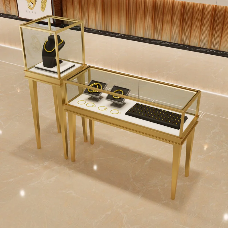 Supermarket shopping mall glass display cabinet, gold store optical store jewelry store counter, simple style
Supermarket shopping mall glass display cabinet, gold store optical store jewelry store counter, simple style