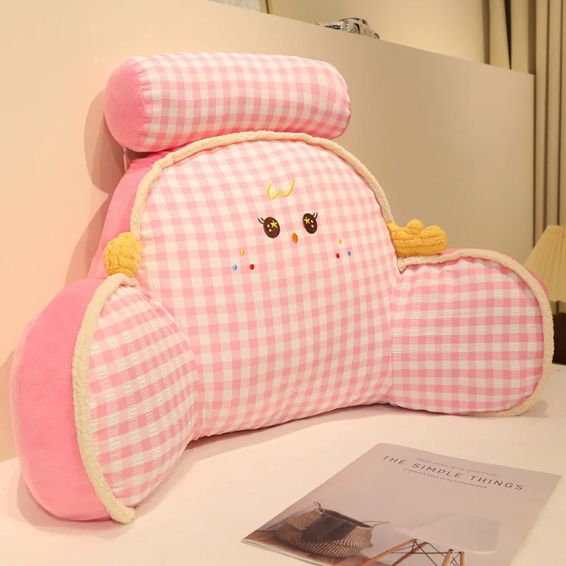 Soft Removable Backrest Pillow Cute Cartoon Bed Cushion with Detachable Cover Ideal for Reading, Napping and Relaxing.
Soft Removable Backrest Pillow Cute Cartoon Bed Cushion with Detachable Cover Ideal for Reading, Napping and Relaxing.