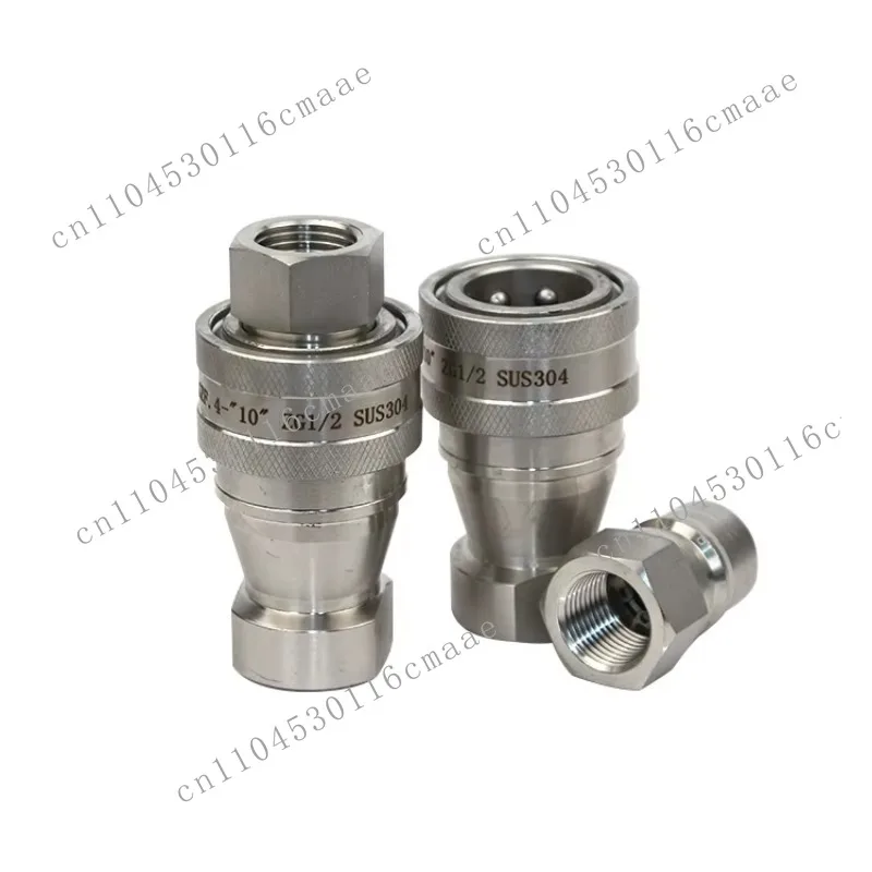 Hydraulic quick coupling SS304 KZF1-4 ZG1/8 KZF2-6 ZG1/4 KZF3-8 ZG3/8 KZF4-10 ZG1/2 KZF6-15 ZG3/4 KZF8-20 ZG1
Hydraulic quick coupling SS304 KZF1-4 ZG1/8 KZF2-6 ZG1/4 KZF3-8 ZG3/8 KZF4-10 ZG1/2 KZF6-15 ZG3/4 KZF8-20 ZG1