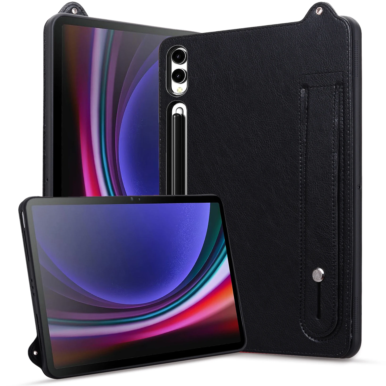 ТПУ + кожаная защитная задняя крышка для компьютера для Samsung Galaxy Tab S8 ультра противоударный ремешок-держатель защитный чехол для планшета
ТПУ + кожаная защитная задняя крышка для компьютера для Samsung Galaxy Tab S8 ультра противоударный ремешок-держатель защитный чехол для планшета