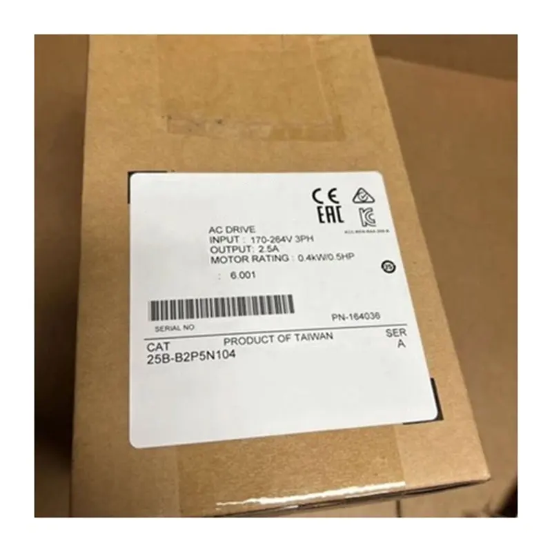 Brand New 25A-B1P6N104 25A-B2P5N104 25A-B5P0N104 25A-B8P0N104 One Year Warranty
Brand New 25A-B1P6N104 25A-B2P5N104 25A-B5P0N104 25A-B8P0N104 One Year Warranty 