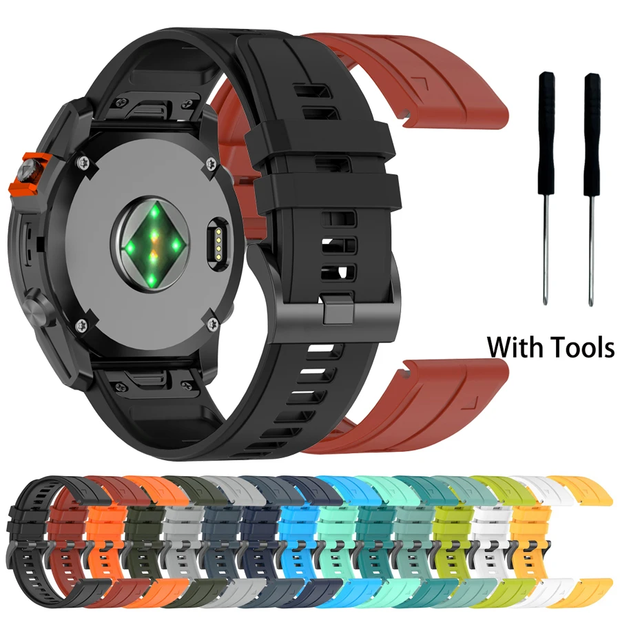 26mm 22mm 20mm Slicone Strap For Garmin Fenix 8 51mm 47mm Quick Fit Silicone Bracelet Wristband Fenix 7X 6X 5X Pro Enduro3 Band
26mm 22mm 20mm Slicone Strap For Garmin Fenix 8 51mm 47mm Quick Fit Silicone Bracelet Wristband Fenix 7X 6X 5X Pro Enduro3 Band