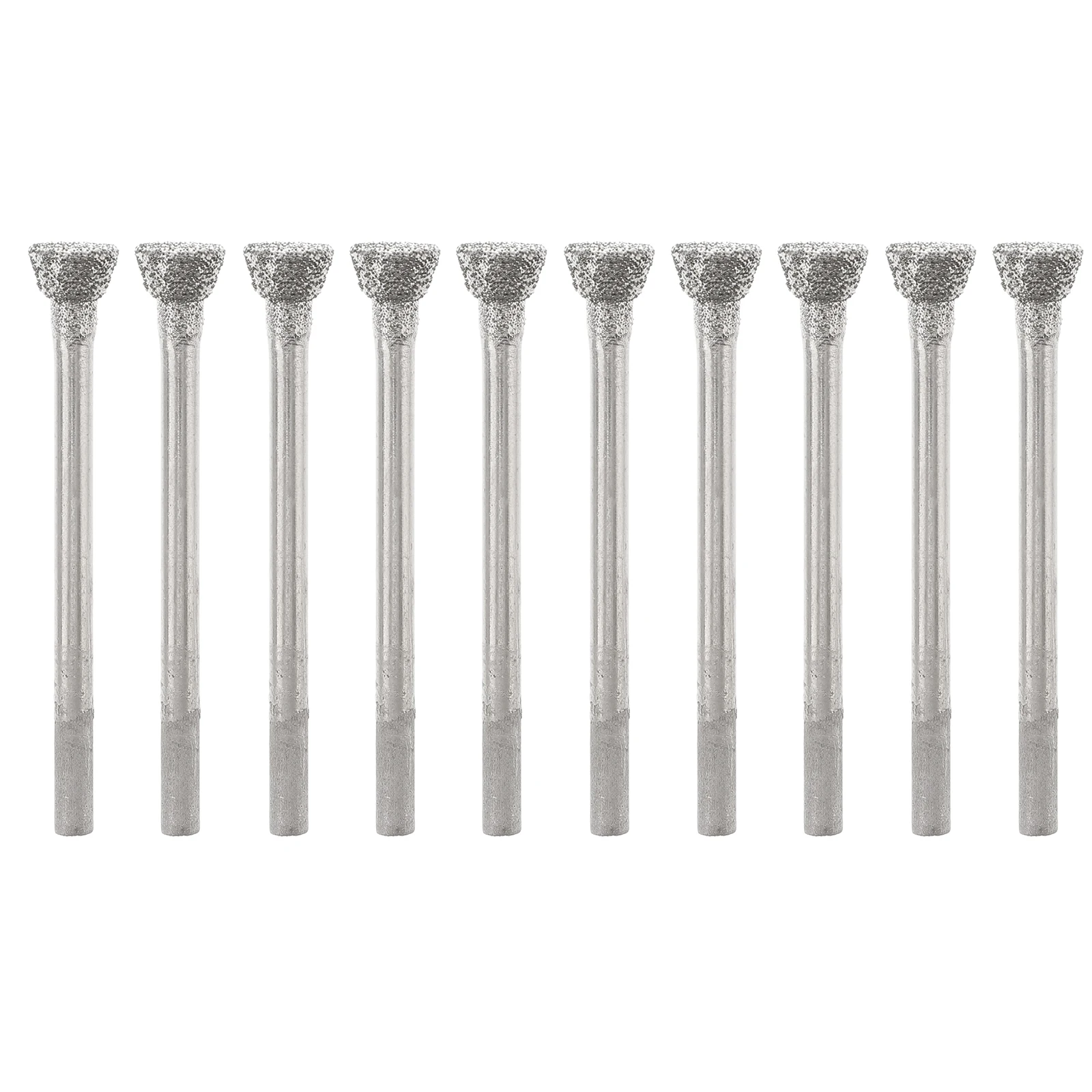 10 Pcs Diamond Bits Jade Carving Tools Polishing Crafts Heads Emery Grinding Electroplating Uniform Long Service
10 Pcs Diamond Bits Jade Carving Tools Polishing Crafts Heads Emery Grinding Electroplating Uniform Long Service