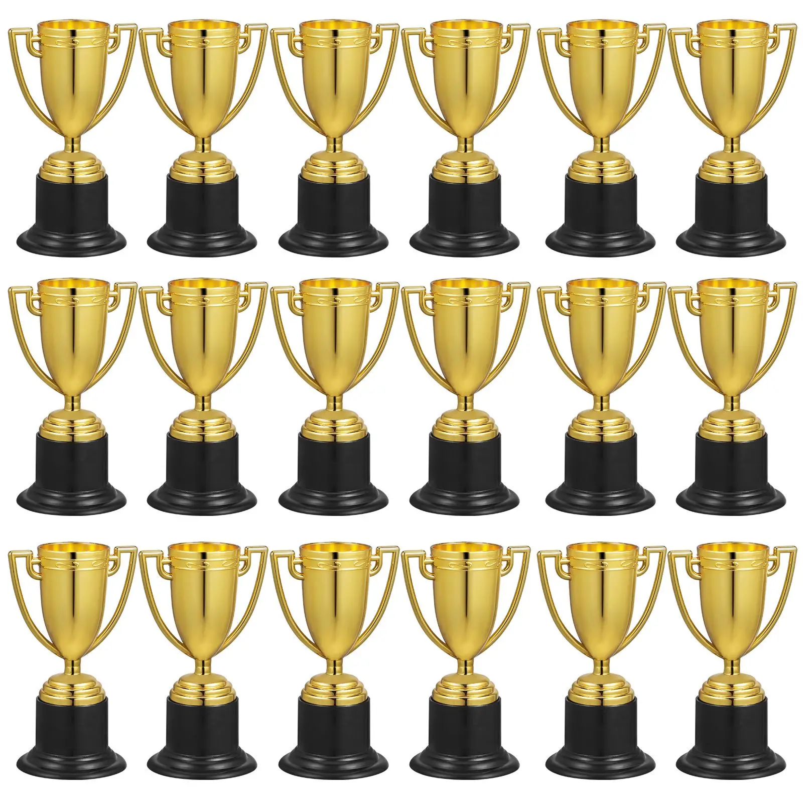 24 Pcs Small Trophy Sturdy Plastic Smooth Surface Ideal Sports Competitions Award Ceremonies Team Building Halloween Christmas
24 Pcs Small Trophy Sturdy Plastic Smooth Surface Ideal Sports Competitions Award Ceremonies Team Building Halloween Christmas