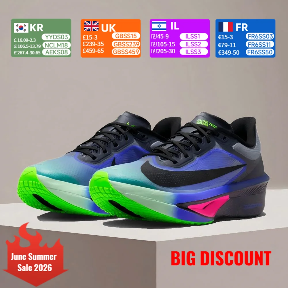 Nike ZOOM FLY 6 GLAM Speed Running Shoes, Featuring Carbon Plate, Slip-Resistant Cushioning & Durable Wear IO9572-400
Nike ZOOM FLY 6 GLAM Speed Running Shoes, Featuring Carbon Plate, Slip-Resistant Cushioning & Durable Wear IO9572-400