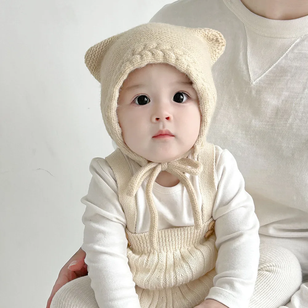 Baby Animal Ear Knit Beanie Winter Hat with Ear Flaps for Infant Warm Knitted Cap for Boys Girls Cute Animal Themed Newborn Cap
Baby Animal Ear Knit Beanie Winter Hat with Ear Flaps for Infant Warm Knitted Cap for Boys Girls Cute Animal Themed Newborn Cap