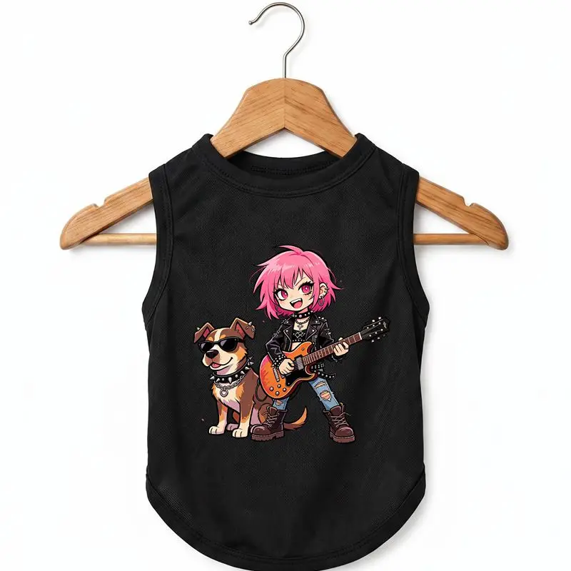 Rock Star Dog Vest, Punk Puppy Tank Top, Summer Breathable Clothes
Rock Star Dog Vest, Punk Puppy Tank Top, Summer Breathable Clothes