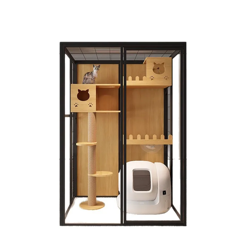 @Cat villa panoramic view oversized household cage solid wood large indoor luxury glass room
@Cat villa panoramic view oversized household cage solid wood large indoor luxury glass room