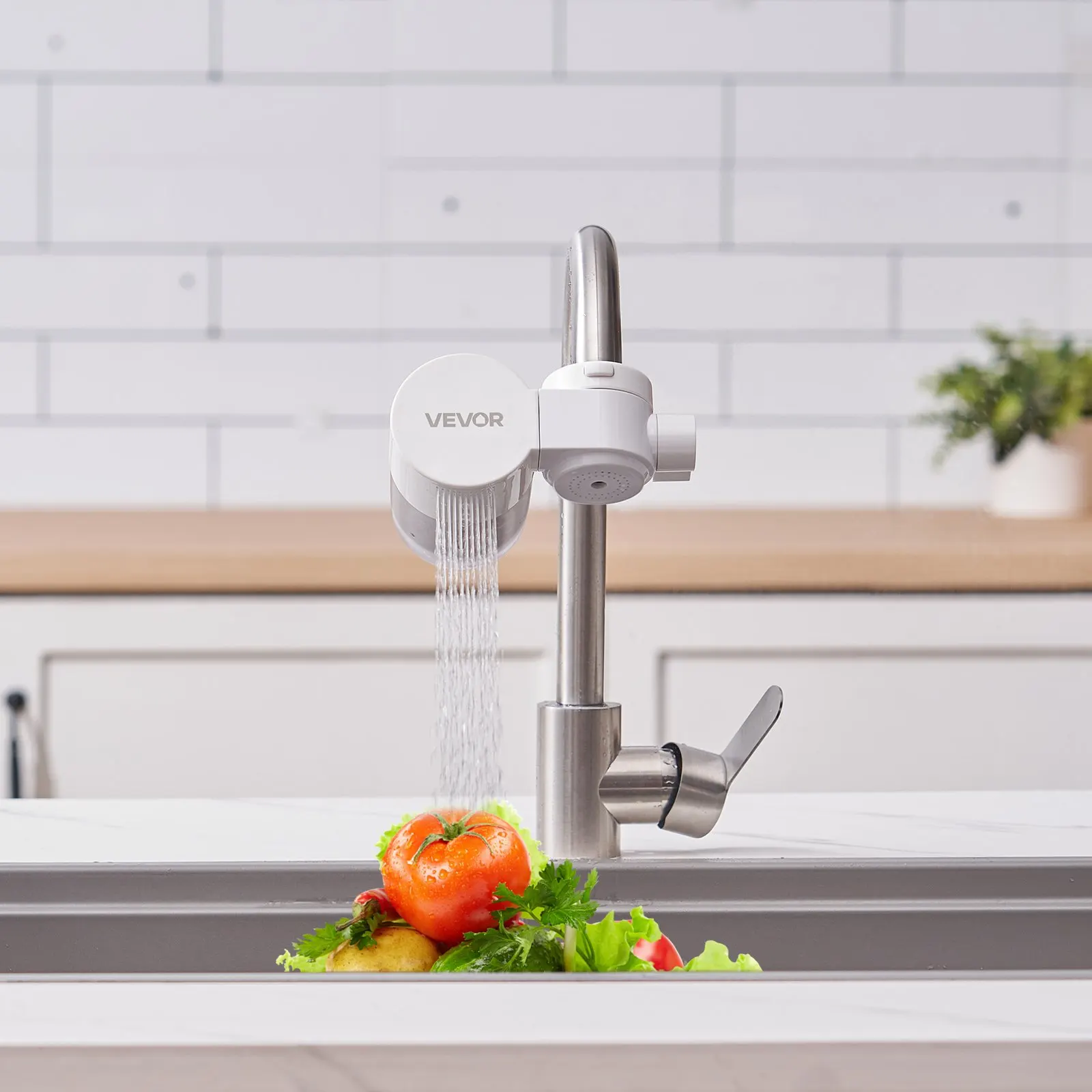 Фильтр для воды на кран, очиститель воды для кухни, белый, горизонтальный
Фильтр для воды на кран, очиститель воды для кухни, белый, горизонтальный