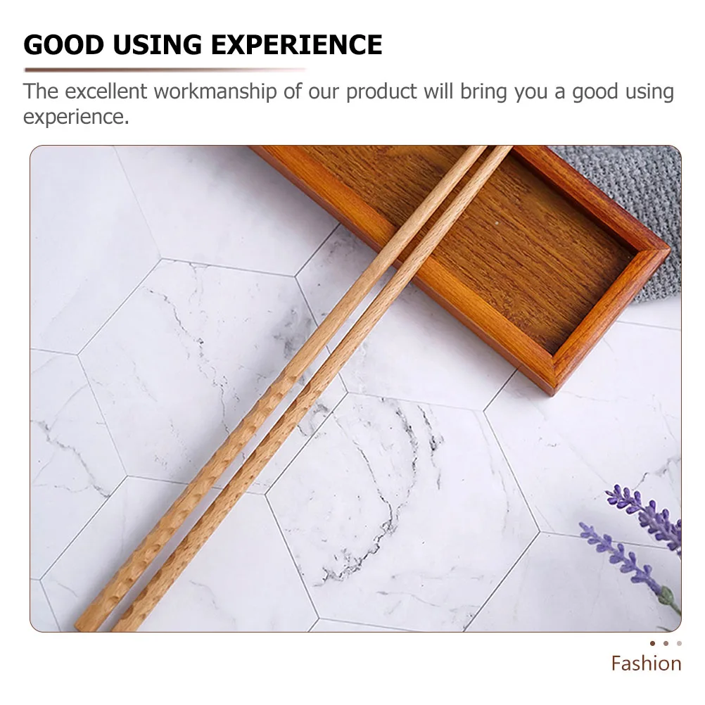 4 Pairs 32cm Extended Hot Pot Chopsticks Long Wooden Beech Sticks for Frying Pasta Noodles Solid Wood Storage Tools
4 Pairs 32cm Extended Hot Pot Chopsticks Long Wooden Beech Sticks for Frying Pasta Noodles Solid Wood Storage Tools