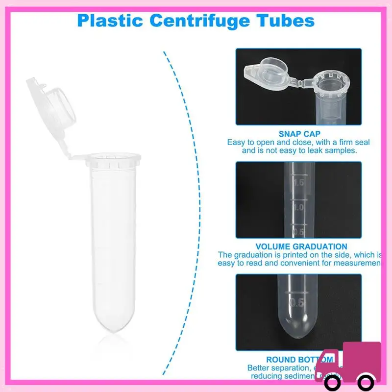 Compact 2ML Centrifuge Tubes, 1000 Pcs Round Bottom Centrifuge Tube With Snap Cap And Graduated Marks For Sample
Compact 2ML Centrifuge Tubes, 1000 Pcs Round Bottom Centrifuge Tube With Snap Cap And Graduated Marks For Sample