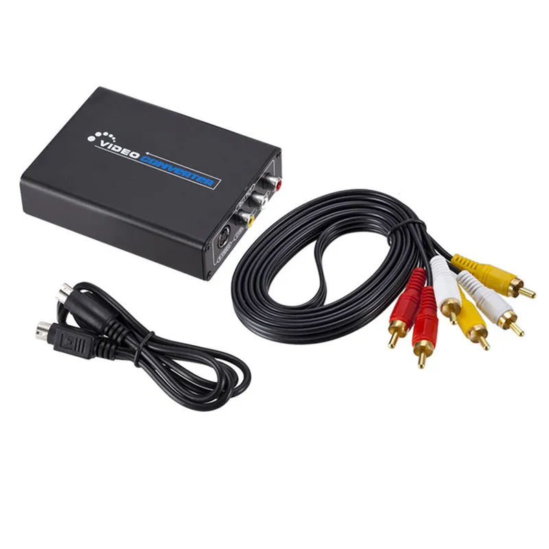 AV+S-Video to HDMI-Compatible AV Video Converter HDTV 1080P HD Video Audio RCA to Digital Signal Decoder for TV PC Computer DVD
AV+S-Video to HDMI-Compatible AV Video Converter HDTV 1080P HD Video Audio RCA to Digital Signal Decoder for TV PC Computer DVD