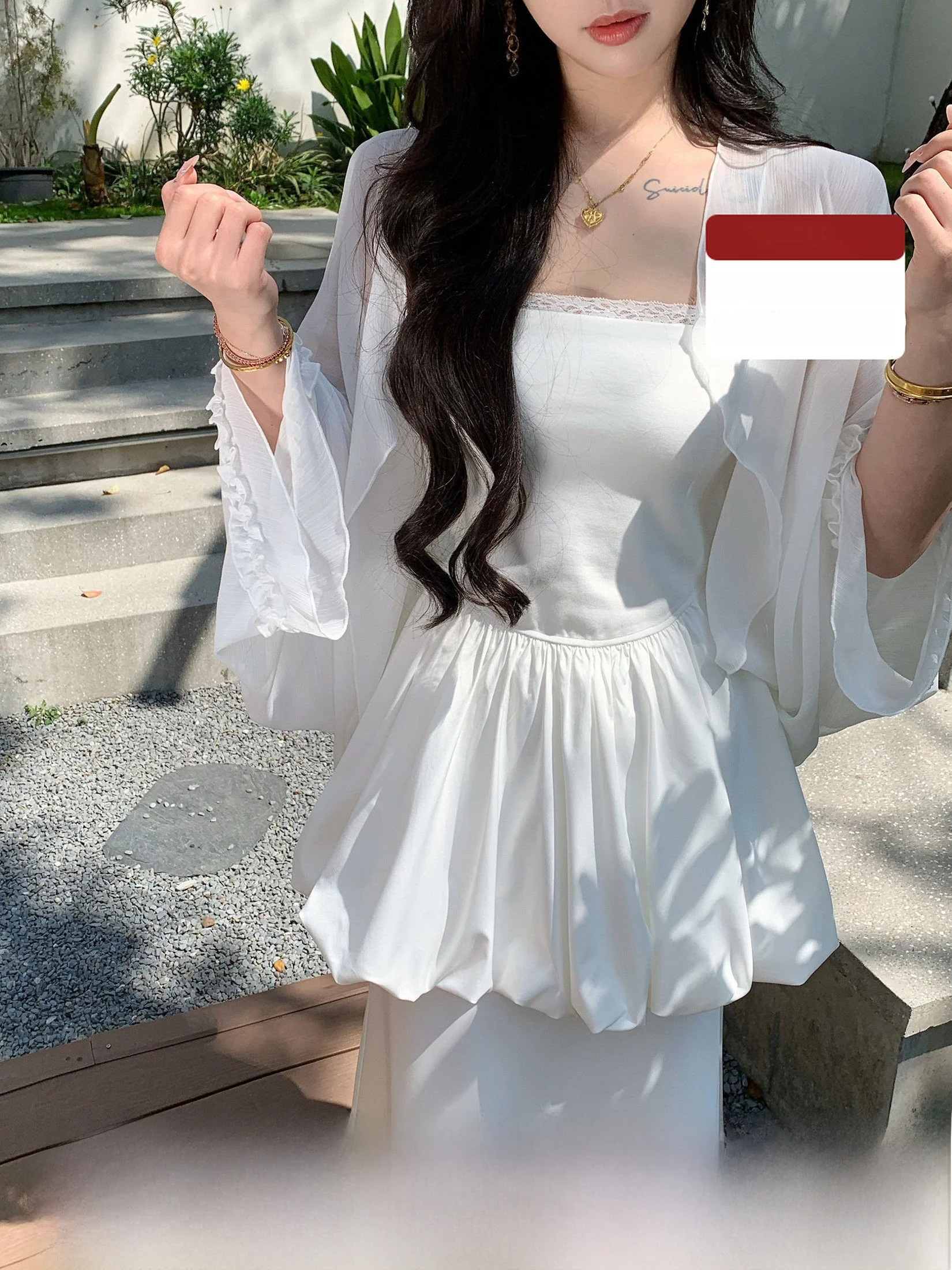 Lixiaoxiao Summer Lace Bloom Top Women's High Waist Drawstring Vest Strap Cute Style Artificial Cotton Nylon Spandex Blend
Lixiaoxiao Summer Lace Bloom Top Women's High Waist Drawstring Vest Strap Cute Style Artificial Cotton Nylon Spandex Blend