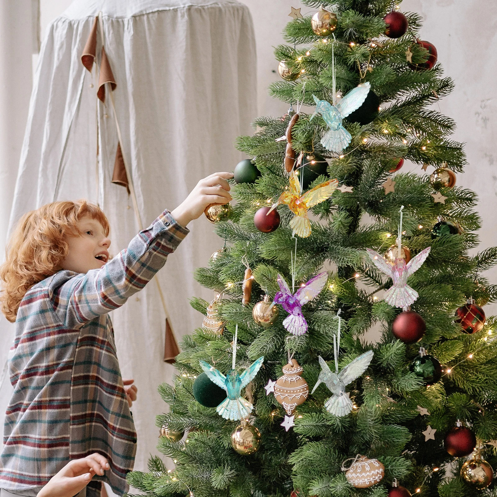 6pcs Hummingbird Decor Crystal Hanging Ornament Home Party Pink White Sky Blue Colorful Ceiling Adorns Acrylic Bird
6pcs Hummingbird Decor Crystal Hanging Ornament Home Party Pink White Sky Blue Colorful Ceiling Adorns Acrylic Bird