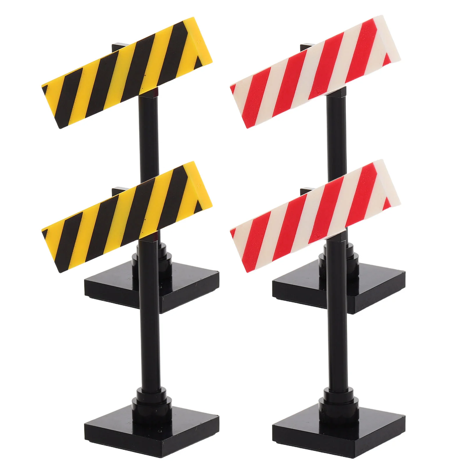 4 Pcs Warning Signs Traffic Barriers Small Particle Building Blocks Toys Kids Educational Construction Area Sign Scene
4 Pcs Warning Signs Traffic Barriers Small Particle Building Blocks Toys Kids Educational Construction Area Sign Scene