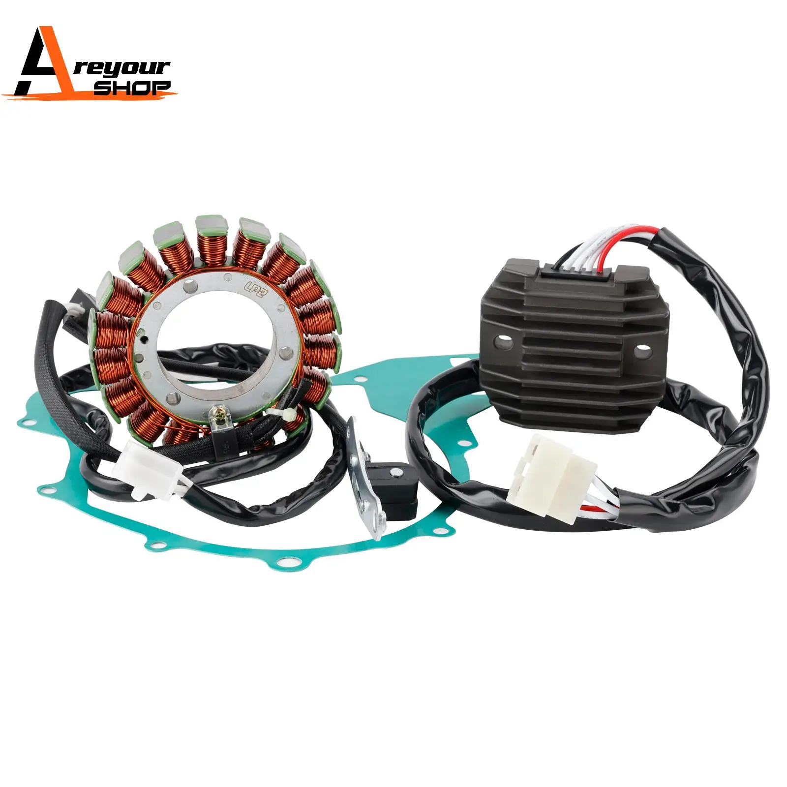 Areyourshop Stator & Regulator Rectifier Gasket for Yamaha XVS400 Drag Star 400 2003 2004 2005 2006 2007 2008
Areyourshop Stator & Regulator Rectifier Gasket for Yamaha XVS400 Drag Star 400 2003 2004 2005 2006 2007 2008
