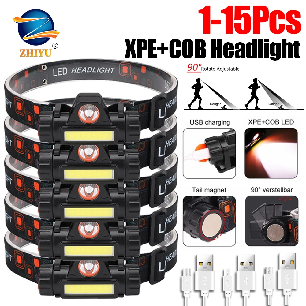 USB Rechargable Mini Led Headlamp Q5+COB Head Flashlight Built-in Battery 18650 Headlight For Outdoor Camping Fishing Lantern
USB Rechargable Mini Led Headlamp Q5+COB Head Flashlight Built-in Battery 18650 Headlight For Outdoor Camping Fishing Lantern