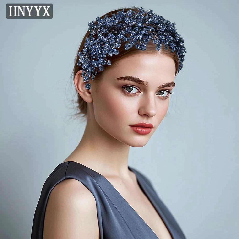 HNYYX Blue Crystal Beaded Headband Fashion Luxury Rhinestone Hair Accessory Vintage Headwear Festival Party Hair Piece A86
HNYYX Blue Crystal Beaded Headband Fashion Luxury Rhinestone Hair Accessory Vintage Headwear Festival Party Hair Piece A86