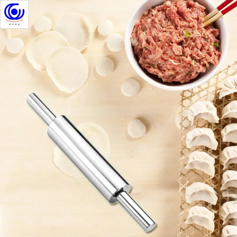 Dumpling skin artifact Stainless steel household non-stick rolling pin, noodle drive rod roller, hammer rod, leather pressure
Dumpling skin artifact Stainless steel household non-stick rolling pin, noodle drive rod roller, hammer rod, leather pressure