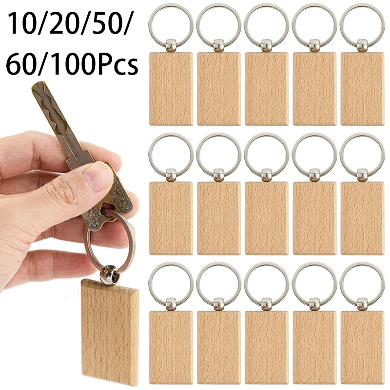 10/20/50/60/100 шт. прямоугольные деревянные брелки Заготовки деревянные брелки DIY Подарочные ремесла
10/20/50/60/100 шт. прямоугольные деревянные брелки Заготовки деревянные брелки DIY Подарочные ремесла