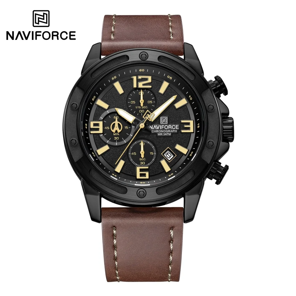 NAVIFORCE мужские часы модные роскошные спортивные мужские наручные часы водонепроницаемые 3ATM светящиеся кожаные кварцевые часы с датой часы для мальчиков
NAVIFORCE мужские часы модные роскошные спортивные мужские наручные часы водонепроницаемые 3ATM светящиеся кожаные кварцевые часы с датой часы для мальчиков