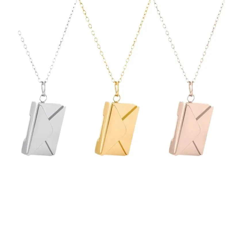 Creative Design Titanium Steel Pendant Nelace Couple Holiday Gift Enaved Letter Openings Faion Jewelry ex 
Creative Design Titanium Steel Pendant Nelace Couple Holiday Gift Enaved Letter Openings Faion Jewelry ex